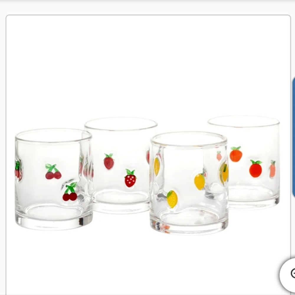 (6)Pandex 14 oz. Icon Glasses, Set of 4